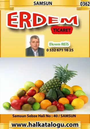 Erdem Ticaret komisyon evi — yayımlanmış firma fotoğrafı