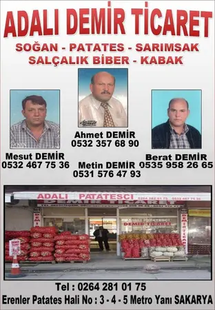 Adalı Demir Ticaret Komisyon evi — yayımlanmış firma fotoğrafı