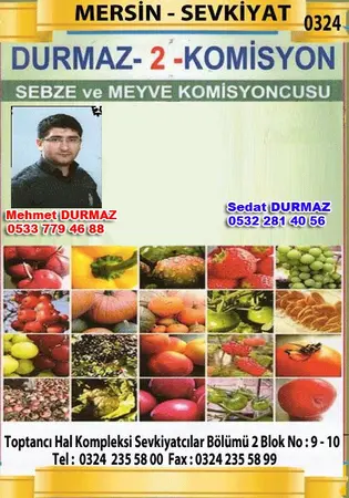 Durmaz -2 - Komisyon — yayımlanmış firma fotoğrafı
