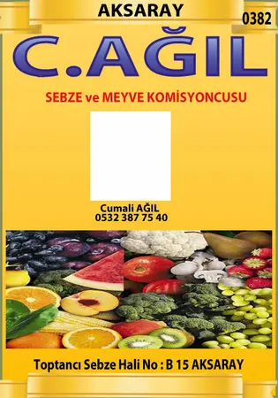 C.Ağıl Komisyon evi — yayımlanmış firma fotoğrafı