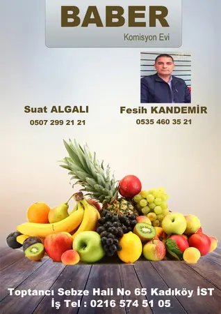 Baber Komisyon evi Baber Tarım Ürünleri — yayımlanmış firma fotoğrafı