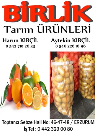 Birlik Tarım Ürünleri Komisyon evi — yayımlanmış firma fotoğrafı