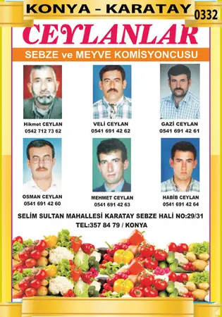 Ceylanlar Komisyon evi — yayımlanmış firma fotoğrafı