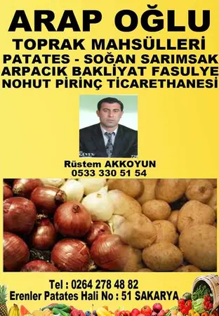 Arap Oğlu Komisyon evi — yayımlanmış firma fotoğrafı