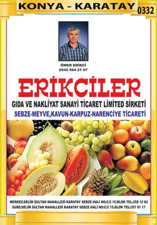 Erikciler Komisyon evi — yayımlanmış firma fotoğrafı