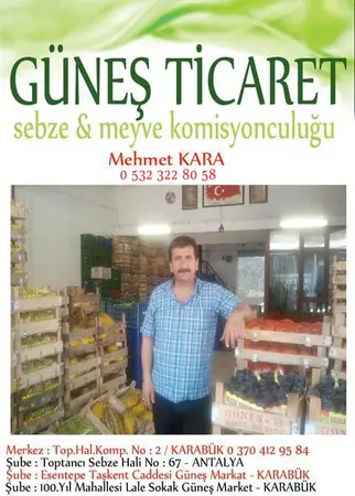 Güneş Komisyon evi — yayımlanmış firma fotoğrafı