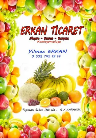 Erkan Ticaret Meyve-Kavun Karpuz Komisyonculuğu — yayımlanmış firma fotoğrafı