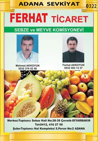 Ferhat Ticaret Komisyon evi — yayımlanmış firma fotoğrafı