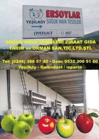 Ersoylar Soğuk Hava Tesisleri — yayımlanmış firma fotoğrafı