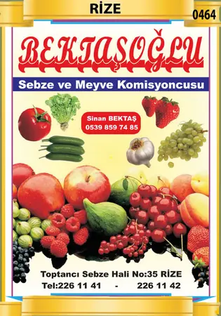 Bektaşoğlu Komisyon evi — yayımlanmış firma fotoğrafı