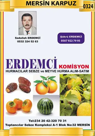 Erdemci Komisyon — yayımlanmış firma fotoğrafı