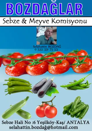 Bozdağlar Komisyon evi — yayımlanmış firma fotoğrafı
