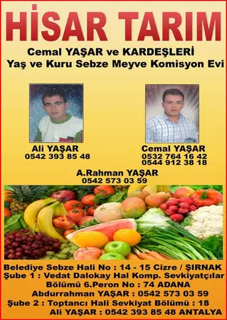 Hisar Tarım — yayımlanmış firma fotoğrafı