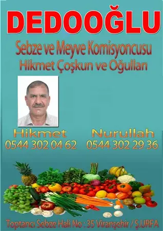 Dedooğlu Komisyon evi — yayımlanmış firma fotoğrafı