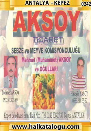 Aksoy Ticaret — yayımlanmış firma fotoğrafı