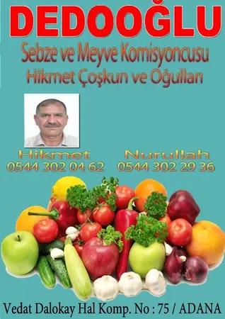 Dedooğlu Komisyon — yayımlanmış firma fotoğrafı