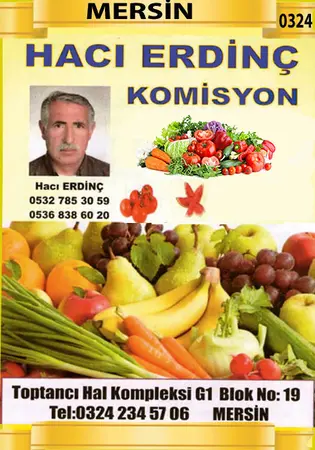 Hacı Erdinç Komisyon evi — yayımlanmış firma fotoğrafı